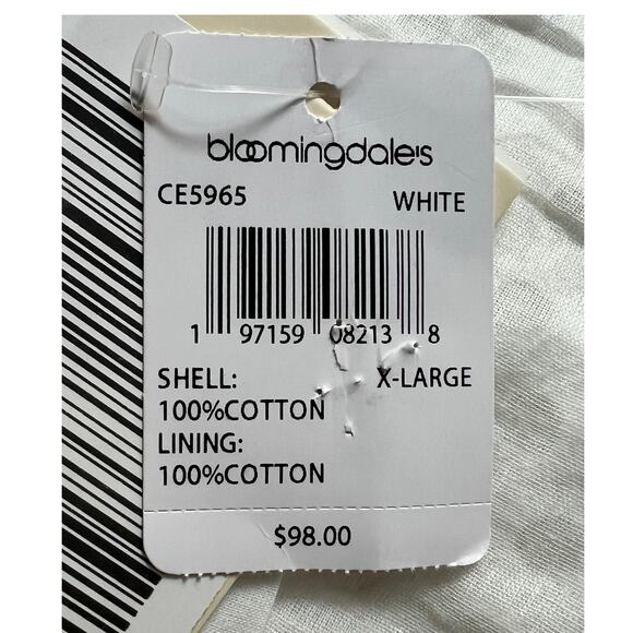 ELAN INTERNATIONAL WOMENS XLARGE 3/4 SLEEVE LINED EYELET MINI DRESS WHITE - Picture 11 of 14